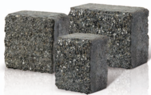 Kostka K-1 frezowana granit czarny
